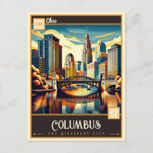 Carte Postale Columbus, Ohio   VINTAGE