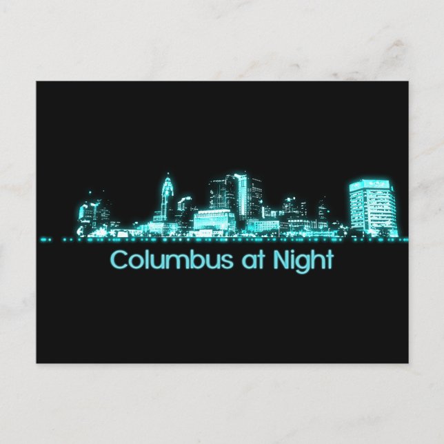 Carte Postale Columbus Skyline (Devant)