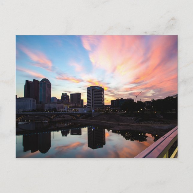 Carte postale Columbus Sunrise (Devant)