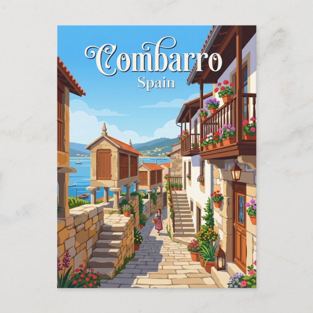 Carte Postale Combarro Espagne (Devant)