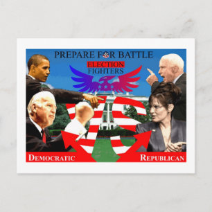 Carte Postale Combattants Électoraux !