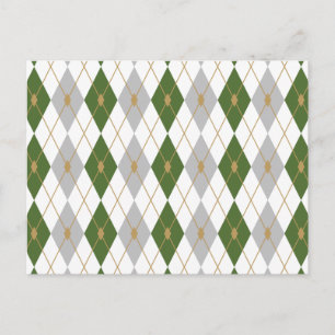 Carte Postale Combinaison de couleurs Rhombus 3