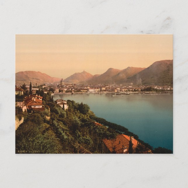 Carte Postale Côme I, Lac de Côme, Lombardie, Italie (Devant)