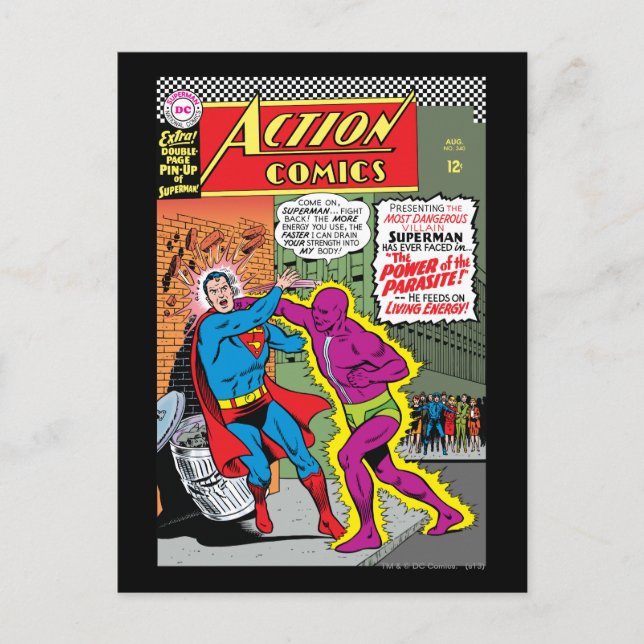 Carte Postale Comics d'action #340 (Devant)
