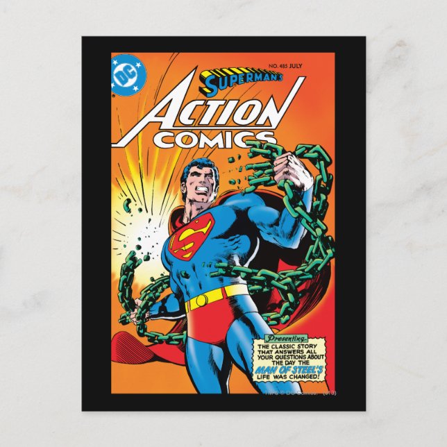 Carte Postale Comics d'action #485 (Devant)