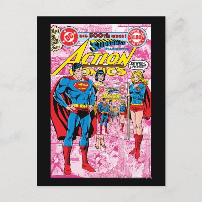 Carte Postale Comics d'action #500 oct 1979 (Devant)