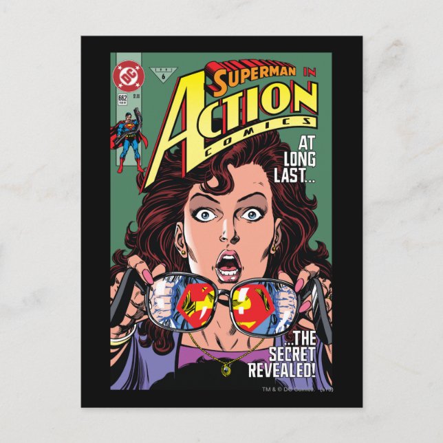 Carte Postale Comics d'action #662 févr. 91 (Devant)