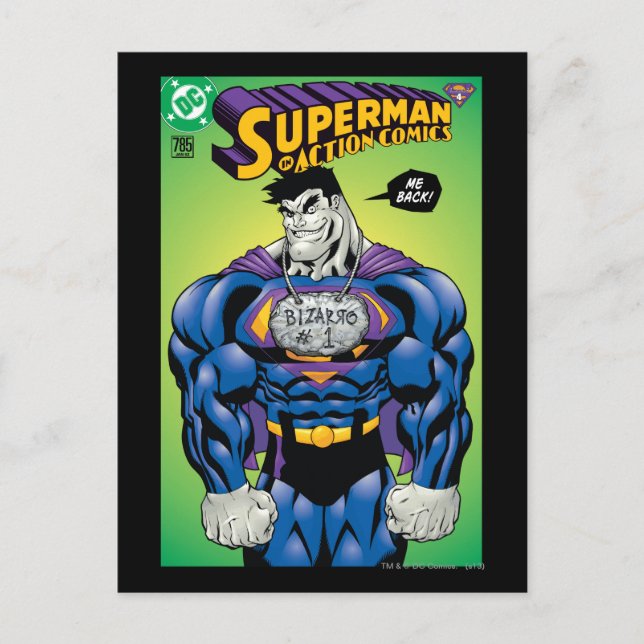 Carte Postale Comics d'action #785 Jan 02 (Devant)