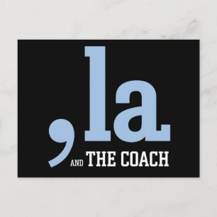 Carte Postale Comma La Kamala Harris Tim Walz Coach 2024