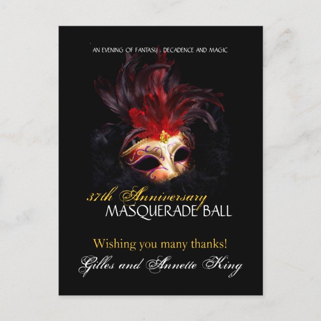 Carte Postale Commande personnalisée - Gilles et Annette (Devant)