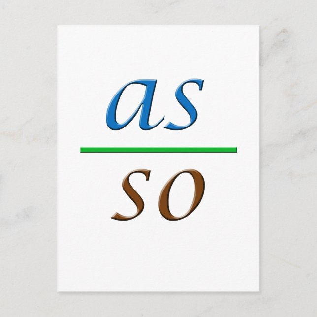 Carte Postale comme ci-dessous (Devant)