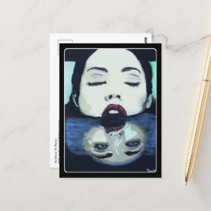 Carte Postale "Comme ci-dessus, So Below" Peinture sur un