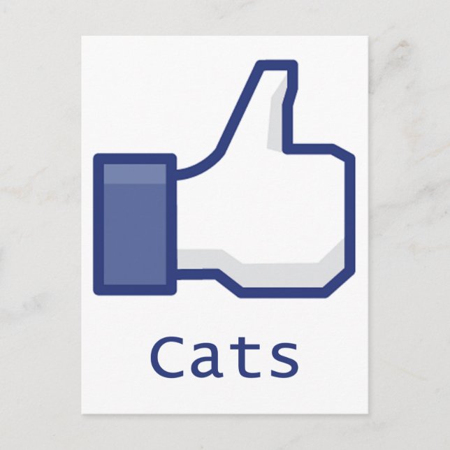 Carte Postale Comme des chats (Devant)