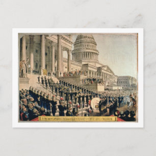 Carte Postale Comme ils semblaient participer à l'inauguration