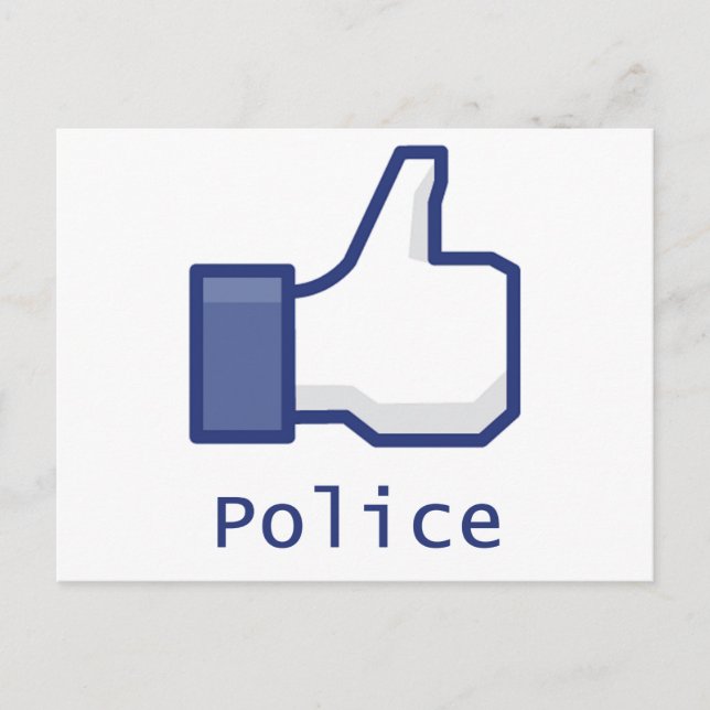 Carte Postale Comme la police (Devant)