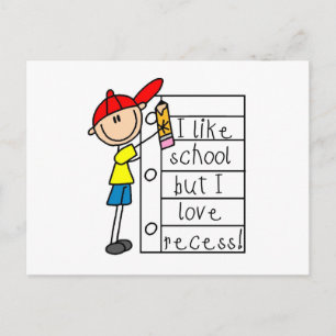 Carte Postale Comme l'amour de l'école