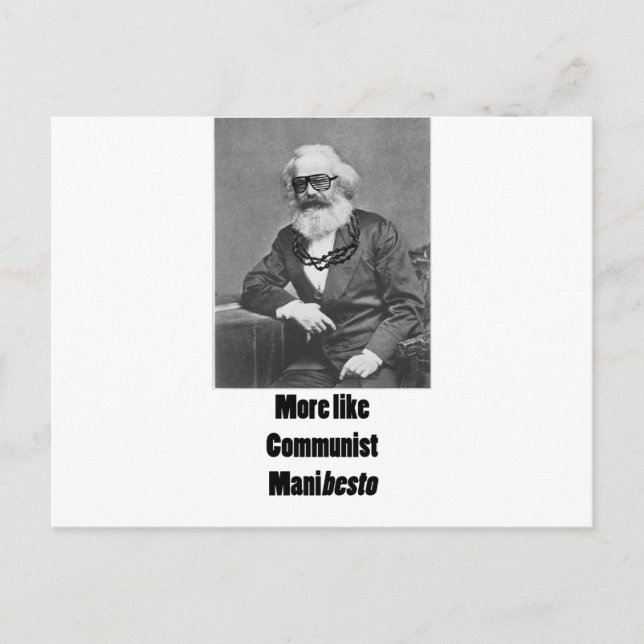 Carte Postale Comme ManiBESTO ! (Devant)