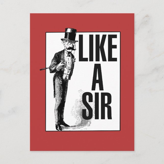 Carte Postale Comme un SIR (Devant)