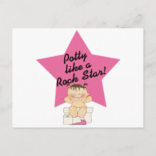 Carte Postale Comme Une Fille Rock Star