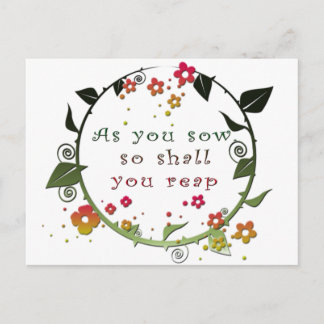 Carte Postale Comme vous courez