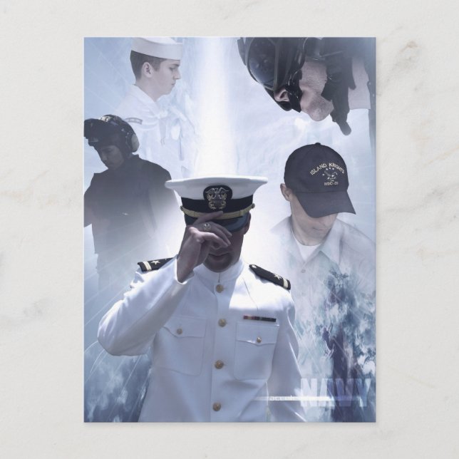 Carte postale commémorative de la Marine (Devant)