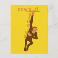 Comment ça va accrocher le mignon singe graphique