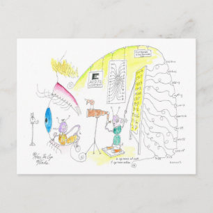 Carte Postale Comment fonctionne l'oeil