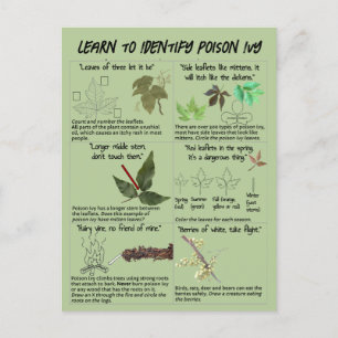 Carte Postale Comment identifier le poison Plantes ivoiriens - R