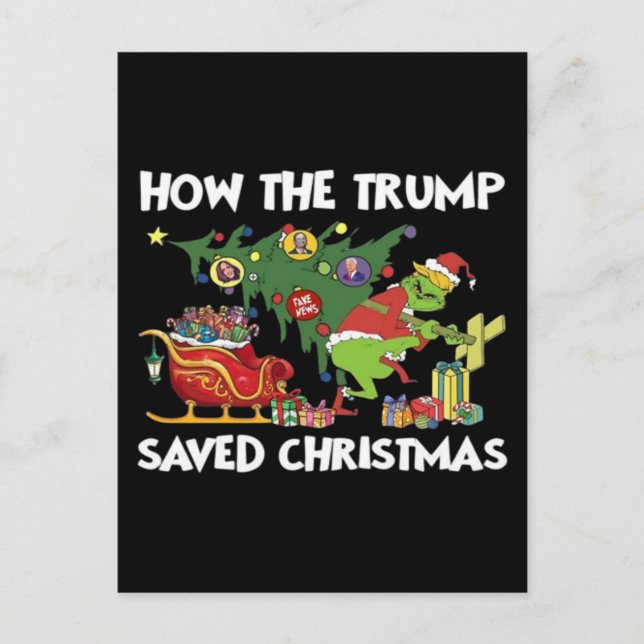 Carte Postale Comment le Trump a sauvé Noël (Devant)