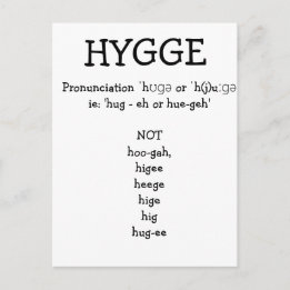 Carte Postale Comment prononcer SAY HYGGE Blague personnalisée