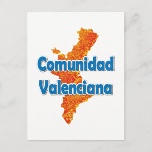 Carte Postale Communauté valencienne