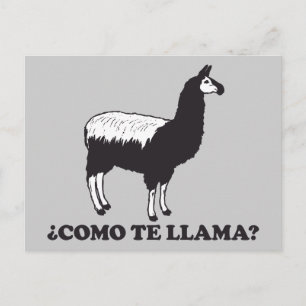 Carte Postale Como Te Llama