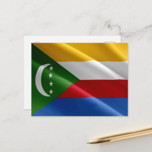 Carte Postale Comores - Drapeau