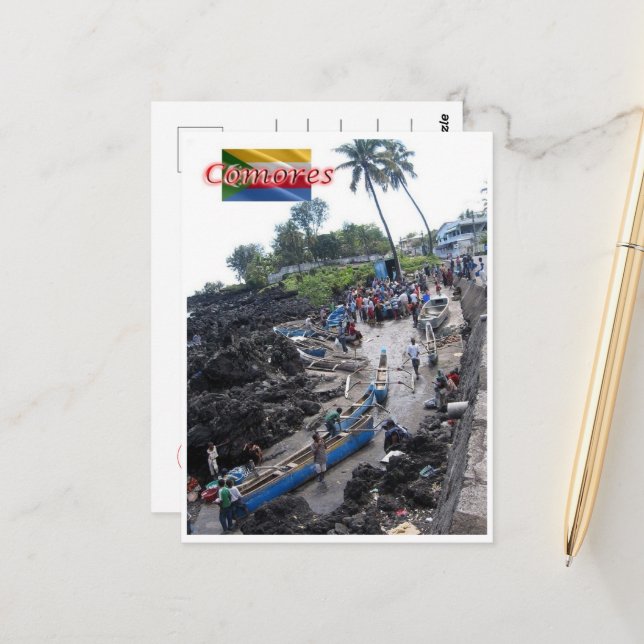 Carte Postale Comores - Panorama - (Devant/Arrière en situation)