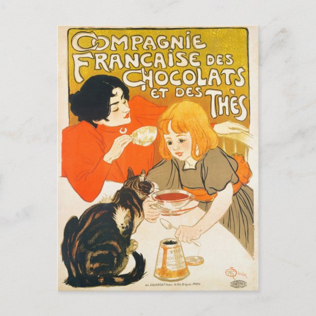 Carte Postale Compagnie Française des Chocolats et des Thès - (Devant)