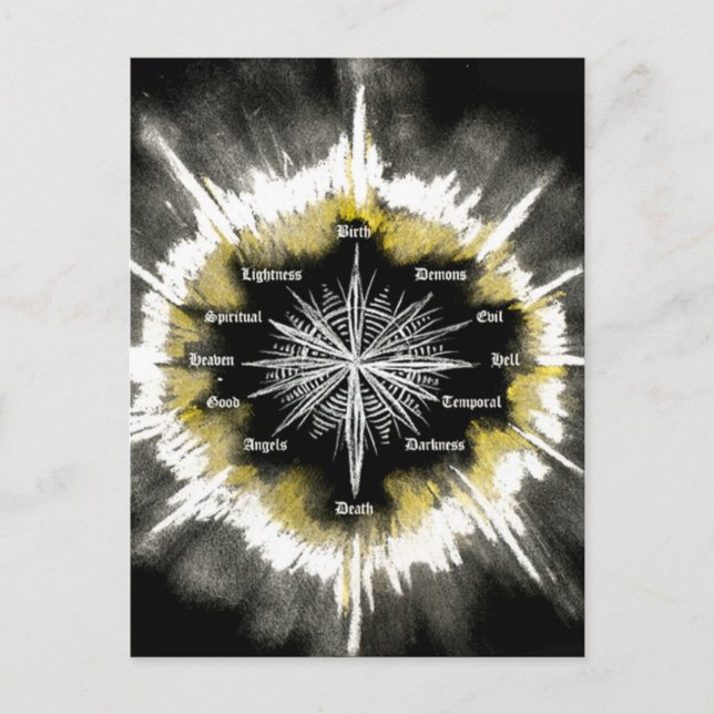 Carte Postale Compas spirituel (Devant)