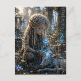 Carte Postale Compassion / Guérisseur d'âmes / Marais fleuri