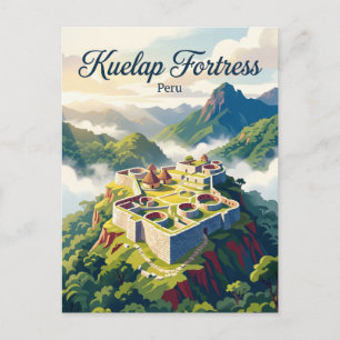 Carte Postale Complexe Archéologique de Kuelap Pérou