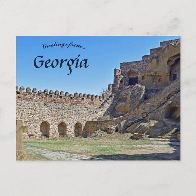 Carte Postale Complexe du monastère de David Gareja (Devant)