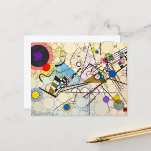 Carte Postale Composition 8 par After Wassily Kandinsky