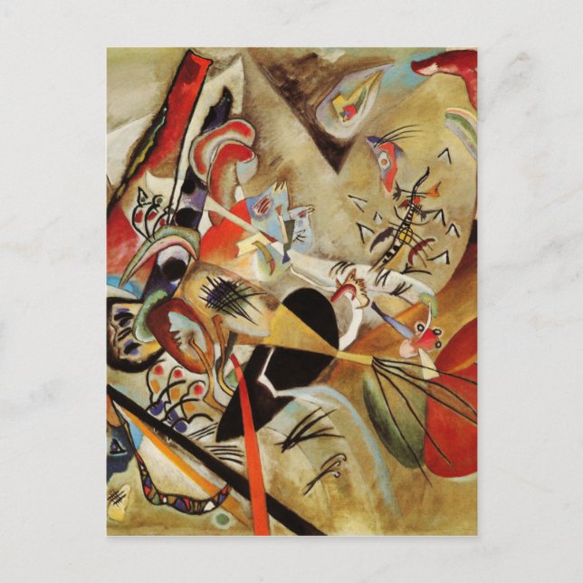 Carte Postale Composition Abstraite de Kandinsky (Devant)
