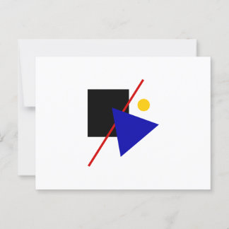 Carte Postale Composition Bauhaus classique