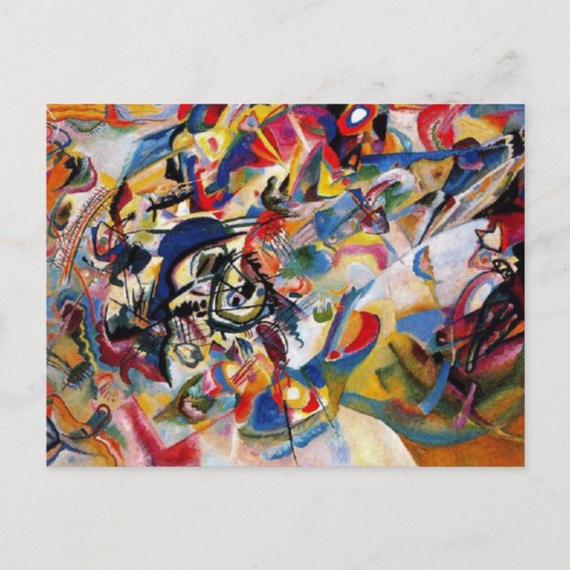 Carte Postale Composition VII de Kandinsky (Devant)