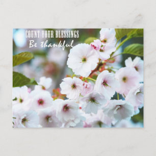 Carte Postale Comptez vos bénédictions