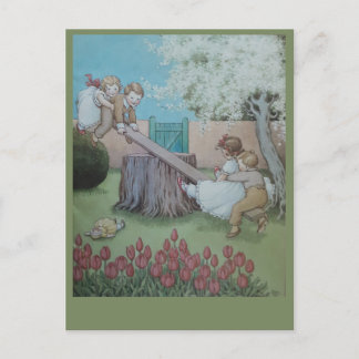 Carte Postale Comptine de Bascule Margery Daw