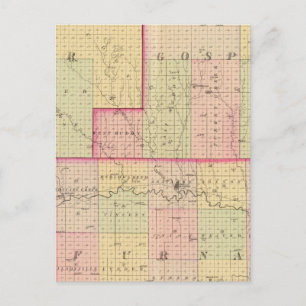 Carte Postale Comté de Cuming, Nebraska