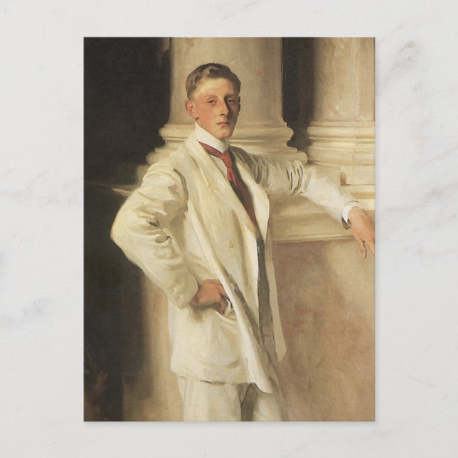 Carte Postale comte de Dalhousie par John Singer Sargent (Devant)