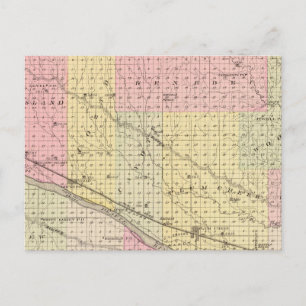 Carte Postale Comté de Dawson, Nebraska
