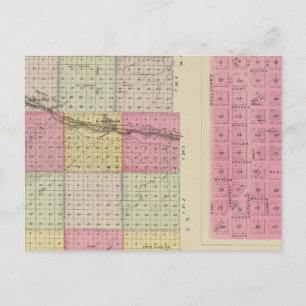 Carte Postale Comté de Grey, Montezuma, Stowe, Kansas