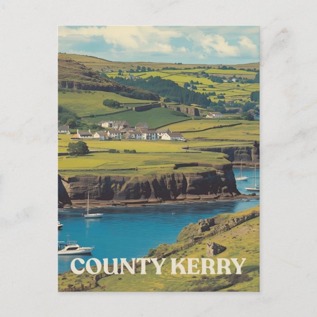 Carte Postale Comté de Kerry (Devant)